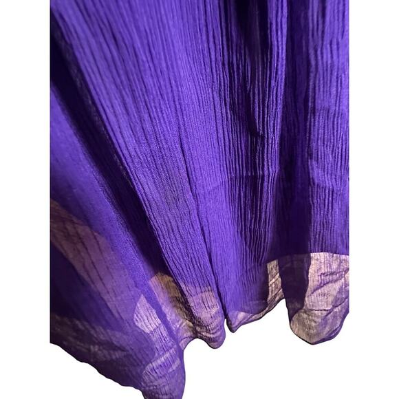 Maggy‎ London Silk Halter Dress Sz 4 Purple Costume Wedding Cocktail Y2K Retro - Picture 10 of 15
